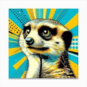 Meerkat 10 Canvas Print