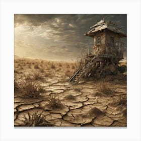 Desert House 2 Canvas Print