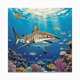 Tiger Shark 2 Canvas Print