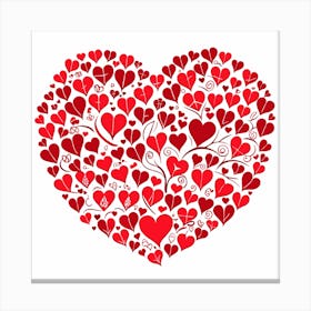 Valentine'S Day Heart Canvas Print