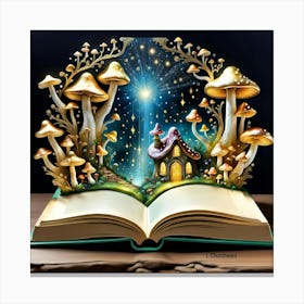 Magic In Books Canvas Print