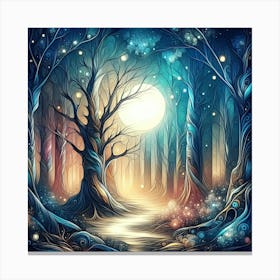 Moonlit Magic 10 Canvas Print
