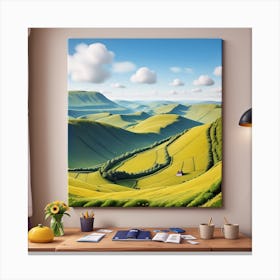 British landscape Canvas Print