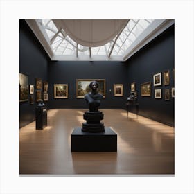 Museum Stock Videos & Royalty-Free Footage Canvas Print