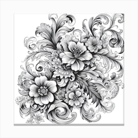 Floral Design 3 Canvas Print