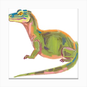 Komodo Dragon Lizard 03 Canvas Print