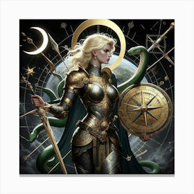 Princess Angel Warrior 1 Canvas Print