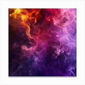 Abstract Smoke Background 8 Canvas Print