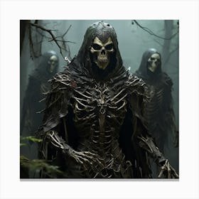 Skeletons In The Woods (wall art) 1 Canvas Print