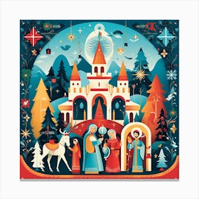 Christmas Card 12 Canvas Print