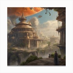 City In The Sky 2 Canvas Print