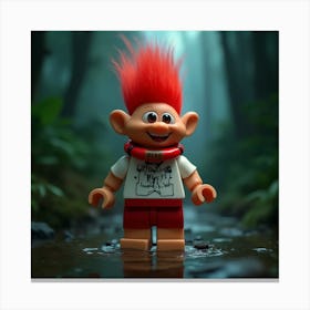 Lego Trolls Canvas Print