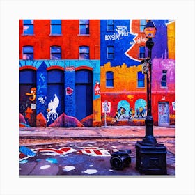 Street In New York City Canvas Print