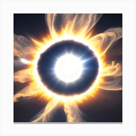 Solar Eclipse Canvas Print