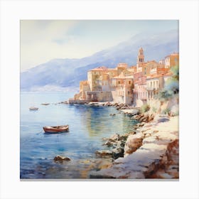 AI Monet's Mirage Canvas Print