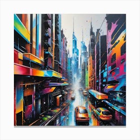 Cityscape 83 Canvas Print