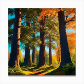 Autumn Forest Canvas Print