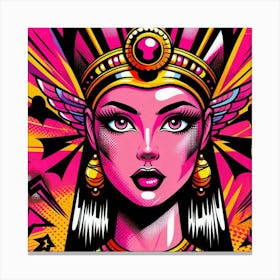 Pop Egyptian Lina Serene Canvas Print