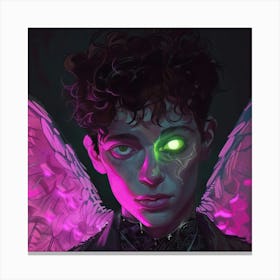 Angel And The Demon Canvas Print