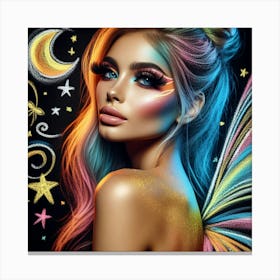 Colorful Fairy Canvas Print