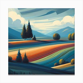 Landscape Painting 158 Canvas Print