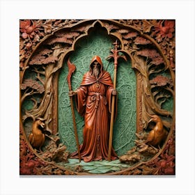 Wizard Of The Woods Canvas Print