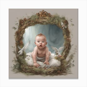 baby nursery Decor boy_esrgan Canvas Print