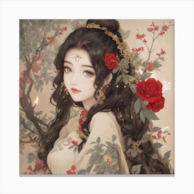 Chinese Girl 3 Canvas Print