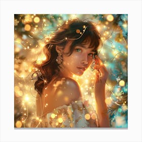 Christmas Girl 2 Canvas Print