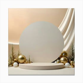 Christmas Stage Canvas Print