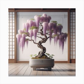 Bonsai Wisteria 3 Canvas Print