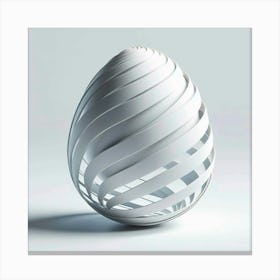 White Egg Canvas Print