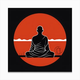 Buddha In Meditation 1 Canvas Print