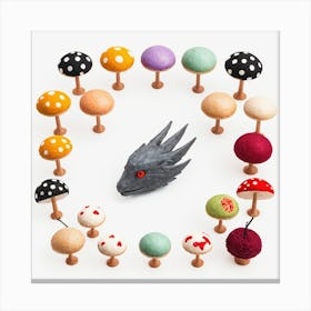 Mushroom Head Canvas Print