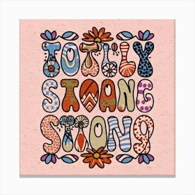 Jolly Strong Strong Canvas Print