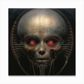 Alien Skull Canvas Print