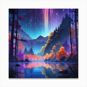 Albedobase Xl High Quality A Fantastic Beautiful Forest Lake S 0 Canvas Print