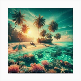 Tropical Beach 19 Canvas Print