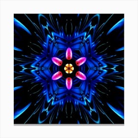 Fractal Flower 7 Canvas Print