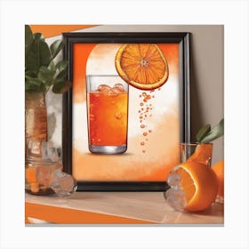 Aperol Wall Art Inspired 1 Canvas Print