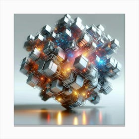 Cubes Canvas Print