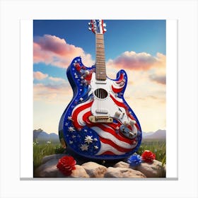 Red, White, and Blues 10 Canvas Print