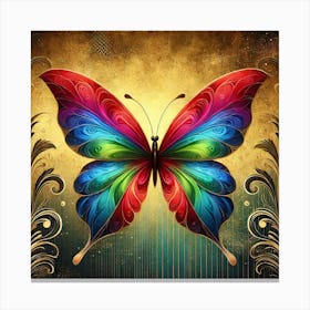 Colorful Butterfly 6 Canvas Print