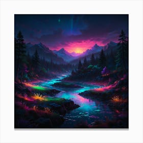 Landscape Painting 16 Canvas Print