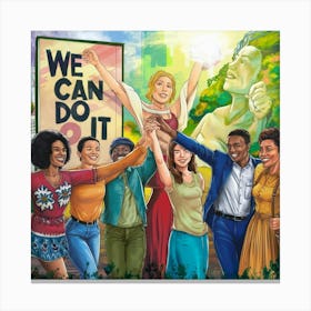 We can do it 1 Canvas Print
