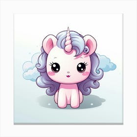 Cute Unicorn 102 Canvas Print