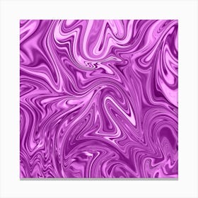 Violet Liquid Marble Canvas Print