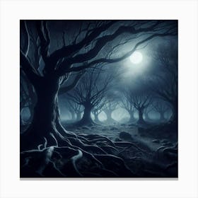 Dark Forest 16 Canvas Print