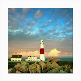 Lighthouse Stock Videos & Royalty-Free Footage Canvas Print