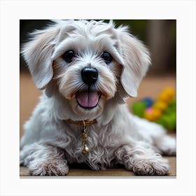 Cute Dog Canvas Print